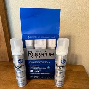 Rogaine Foam Men's Hair
Regrowth Treatment 2 Month
Supply***EXP 05/2027+***NEW**